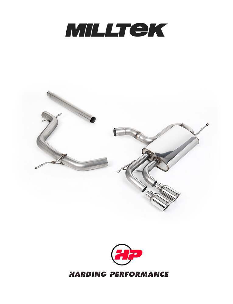 MILLTEK Cat-back – VW Golf Mk6 GT 2.0 TDI [SSXVW294]