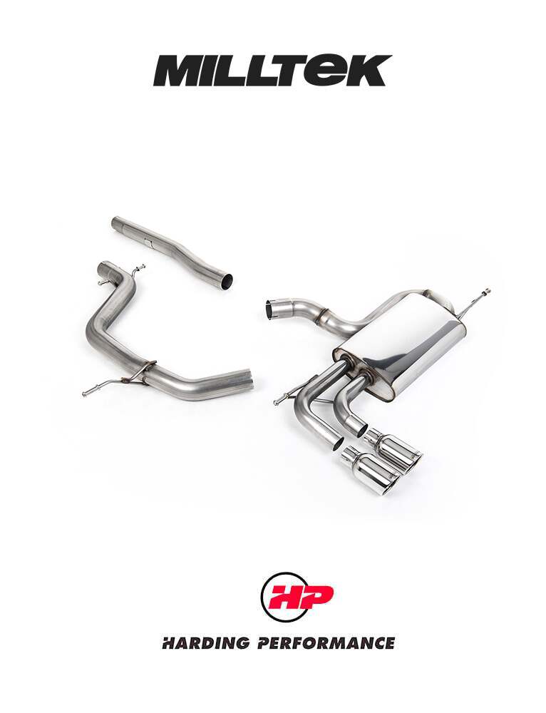 MILLTEK Cat-back – VW Golf Mk5 GT 2.0 TDI DPF [SSXVW295]