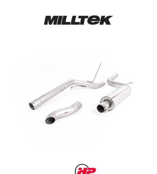 MILLTEK Particulate Filter Back VW Caddy 2.0 TDI - Resonated