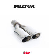 MILLTEK Particulate Filter-back – VW Caddy 2.0 TDI - Resonated - Polished