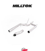MILLTEK Particulate Filter Back VW Caddy 2.0 TDI - Non-resonated / Race