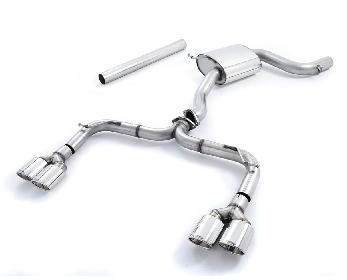 Milltek Sport | Race Cat-Back Golf R Style (Silencer Delete, Non-Res) (VW Golf MK7 GTI) - ModsDirect