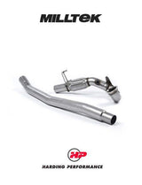 MILLTEK Downpipe – VW Golf MK7/7.5 R/8V S3 - 3" (76.2Mm) - Large-bore Downpipe and De-cat - OE Cat Back