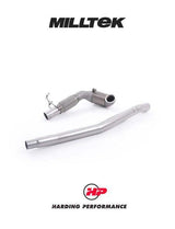 MILLTEK Downpipe – VW Golf MK7/7.5 R/8V S3 - 3" (76.2Mm) - Cast Downpipe with 200 Cell Race Cat - OE Cat Back
