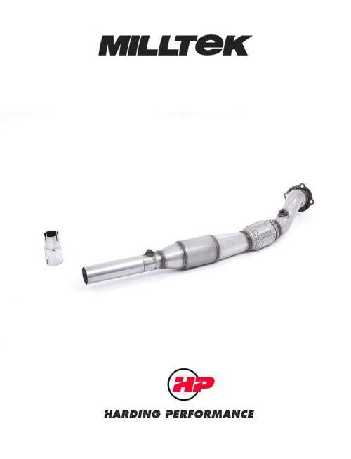 MILLTEK 3-inch Downpipe – VAG 1.8T 2WD - High-flow Sports Catalyst - Factory/OE Cat-back