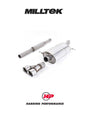 MILLTEK Catback VW Polo GTI 1.8 TSI 192PS (6C) - Non-Resonated (Louder) - Twin Polished Tips