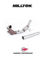 MILLTEK Downpipe VW Polo GTI 1.8 TSI 192PS (6C) - Large-bore Downpipe and De-cat - Milltek Sport Cat-back