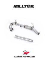 MILLTEK Downpipe VW Polo GTI 1.8 TSI 192PS (6C) - Large-bore Downpipe and De-cat - OE Cat-back