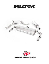 MILLTEK Cat-Back – VW Golf GTI MK7.5 - Full Resonated - GT-100 Polished Tips