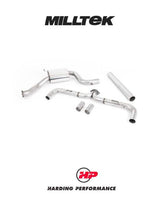 MILLTEK Cat-Back – VW Golf GTI MK7.5 - Non-Resonated - GT-100 Titanium Tips