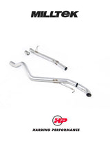 MILLTEK Cat Back Discreet Outlet Transporter/Caravelle T6 SWB - Non-resonated / Race