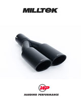 MILLTEK Particulate Filter Back VW Transporter With Twin Ovals - Polished