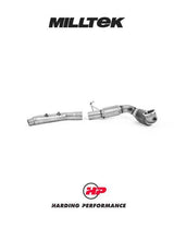 MILLTEK Large Bore Downpipe MK8.5 GTI Cupra Formentor VZ Leon VZ/VZx - 200 CPSI Race Cat - Fits with OE OPF/GPF Back System Only