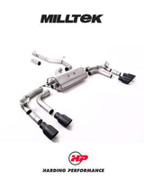MILLTEK Cat Back – VW Tiguan R - GT-100 Cerakote Black