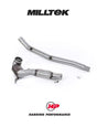MILLTEK Large Bore Downpipe – VW Golf MK8 R, Tiguan R, T-Roc R, Audi S3 8Y, Cupra Formentor VZx - OE Cat-back - No (Non-OPF/GPF) - 200CPSI HJS Cat