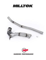 MILLTEK Large Bore Downpipe – VW Golf MK8 R, Tiguan R, T-Roc R, Audi S3 8Y, Cupra Formentor VZx - Milltek Cat Back (3.15") - No (Non-OPF/GPF) - 200CPSI Race Cat