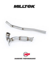 MILLTEK Large Bore Downpipe – VW Golf MK8 R, Tiguan R, T-Roc R, Audi S3 8Y, Cupra Formentor VZx - Milltek Cat Back (3") - Yes (OPF/GPF) - De-cat (Track use only)