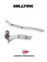 MILLTEK Large Bore Downpipe – VW Golf MK8 R, Tiguan R, T-Roc R, Audi S3 8Y, Cupra Formentor VZx - Milltek Cat Back (3") - Yes (OPF/GPF) - 200CPSI Race Cat