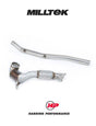 MILLTEK Large Bore Downpipe – VW Golf MK8 R, Tiguan R, T-Roc R, Audi S3 8Y, Cupra Formentor VZx - Milltek Cat Back (3") - Yes (OPF/GPF) - 200CPSI Race Cat