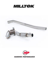 MILLTEK Downpipe – VW Golf MK7/7.5 R/8V S3 - 3.15" (80Mm) - Large Bore Downpipe and Hi-Flow HJS Sports Cat - Milltek Cat Back 3.15"