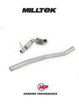 MILLTEK Downpipe – VW Golf MK7/7.5 R/8V S3 - 3.15" (80Mm) - Cast Downpipe with 200 Cell Race Cat - Milltek Cat Back 3.15"