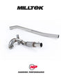 MILLTEK Downpipe – VW Golf MK7/7.5 R/8V S3 - 3.15" (80Mm) - Large-bore Downpipe and De-cat - Milltek Cat Back 3.15"