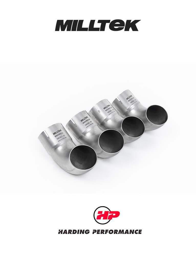 MILLTEK OPF Back Exhaust System VW Arteon R-Line 2021+ - Non-Resonated Non-Valved System (Loudest)