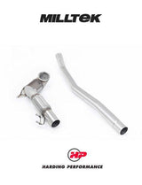 MILLTEK Large Bore Downpipe – VW Golf MK8 R, Tiguan R, T-Roc R, Audi S3 8Y, Cupra Formentor VZx - Milltek Cat Back (3") - No (Non-OPF/GPF) - 200CPSI HJS Cat