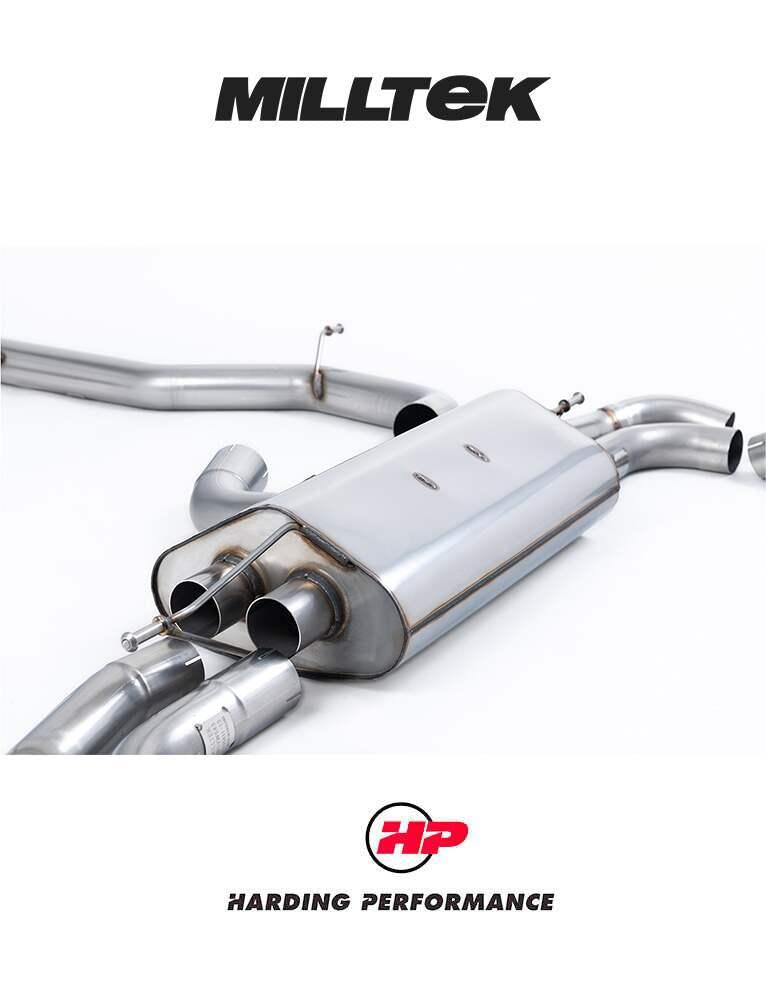 MILLTEK Cat Back Tiguan R-Line 162TSI 4Motion Allspace