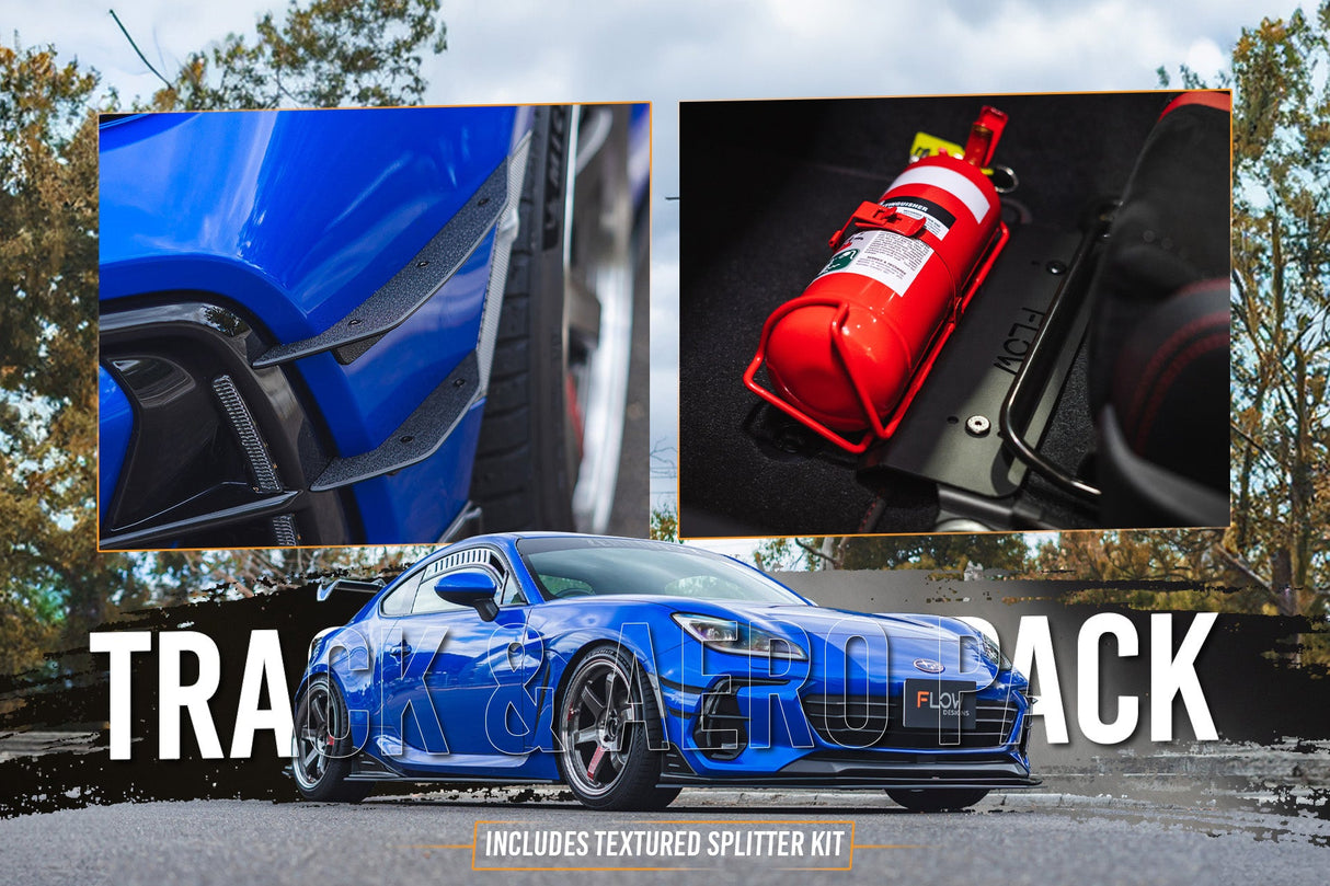 ZD8 BRZ STI Full Lip Splitter Set (TEXTURED BLACK) - ModsDirect