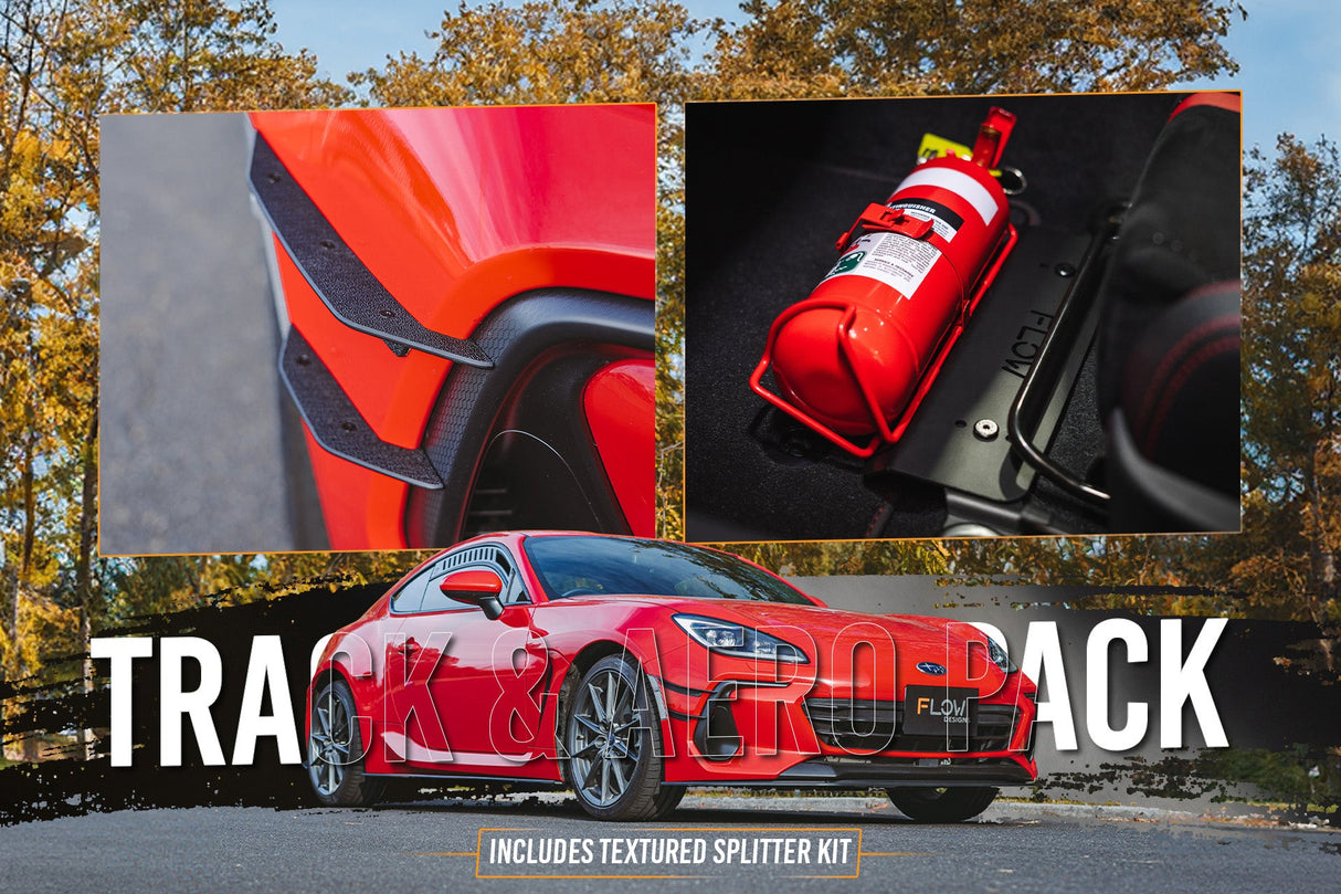 ZD8 BRZ Full Lip Splitter Set (TEXTURED BLACK) - ModsDirect