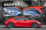 ZD8 BRZ Full Lip Splitter Set (TEXTURED BLACK) - ModsDirect