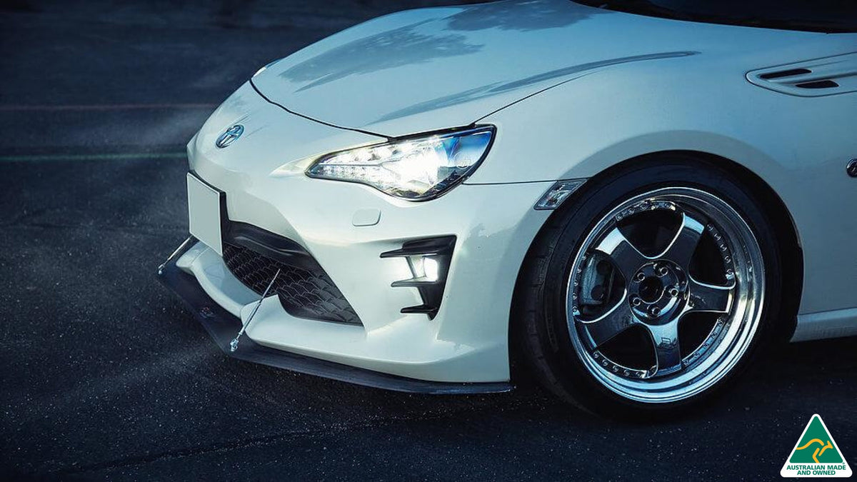 Toyota 86 (Facelift) Front Lip Splitter V2 (With Support Rods)