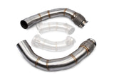 VRSF Racing Downpipes S63R 2018 – 2023 BMW M5 & M8 F90 F91 F92 F93 (Secondary Race Downpipes/ Brushed Finish)