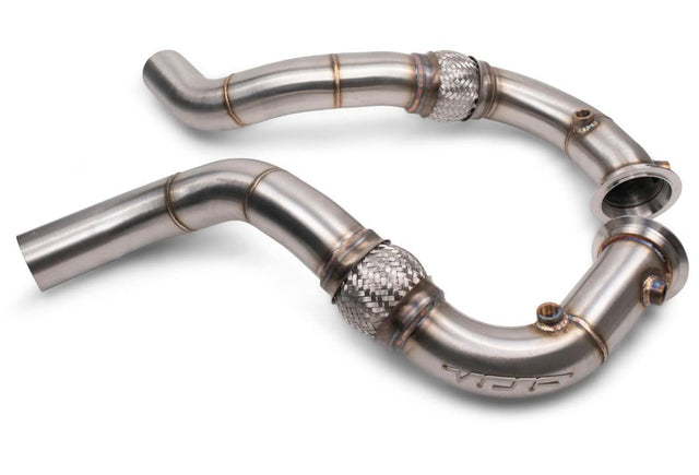 VRSF Racing Downpipes N63 & S63 2008 – 2019 BMW X5M & X6M E70, E71, F85, F86 (Slip Fit Connection/ Brushed Finish)