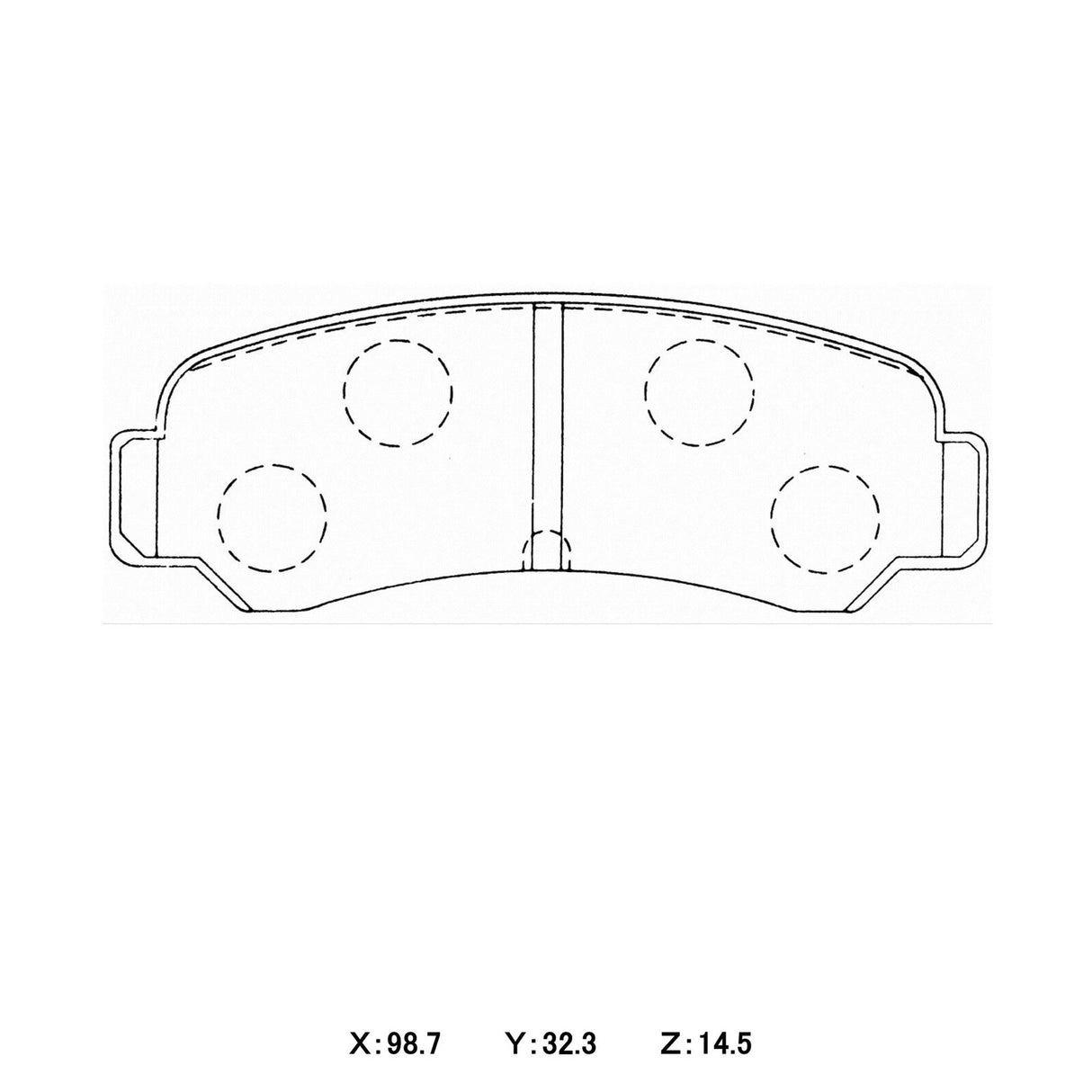 WinmaX W3 Performance Trackday Brake Pads Toyota AE86 - ModsDirect