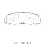 WinmaX W3 Performance Trackday Brake Pads Toyota AE86 - ModsDirect
