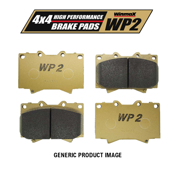 WinmaX WP2 4x4 Heavy Duty Brake Pads Isuzu D4x4 Heavy Duty Brake PadsMax - ModsDirect