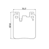 WinmaX W2 REAR Street Performance Brake Pads BMW M2 / M3 / M4 - ModsDirect