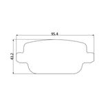 WinmaX W5 Performance Trackday Brake Pads Ford Focus RS - ModsDirect