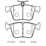 WinmaX W2 REAR Street Performance Brake Pads Audi RS3 2015 on - ModsDirect