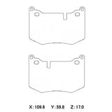 WinmaX W3 Performance Trackday Brake Pads Lexus RCPerformance Trackday Brake PadsF / GSPerformance Trackday Brake PadsF - ModsDirect