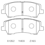 WinmaX W2 Street Performance Brake Pads Ford Mustang FM/FN - ModsDirect