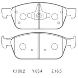 WinmaX W1 REAR Street Performance Brake Pads Ford Focus ST - ModsDirect