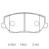 WinmaX W1 REAR Street Performance Brake Pads Hyundai i30N - ModsDirect