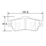 WinmaX W3 Performance Trackday Brake Pads Holden VE Commodore - ModsDirect