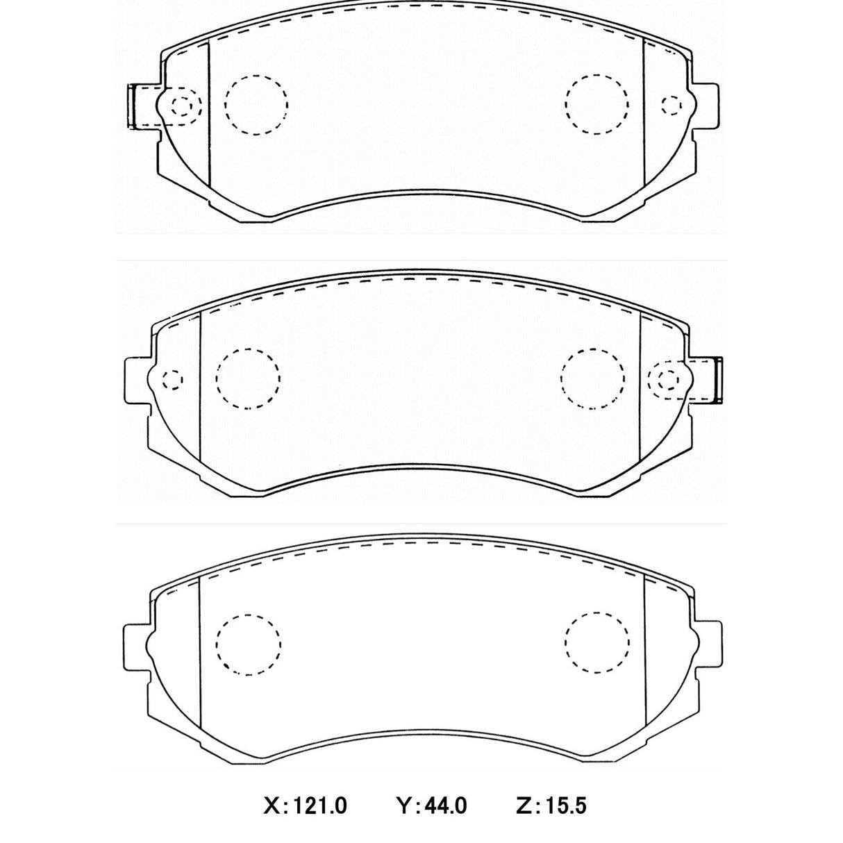 WinmaX W5 Performance Trackday Brake Pads Nissan Patrol (Y61, GU) REAR, Nissan Pulsar N14 1.8 FRONT - ModsDirect
