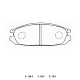 WinmaX WP2 4x4 Heavy Duty Brake Pads Nissan Patrol GQ 1980 - ModsDirect