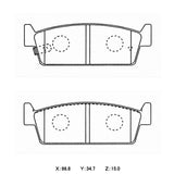 WinmaX W5 Performance Trackday Brake Pads Nissan S13 200SX / Skyline / Stagea - ModsDirect