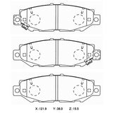 WinmaX W3 Performance Trackday Brake Pads Toyota Supra JZA80 1pot - ModsDirect